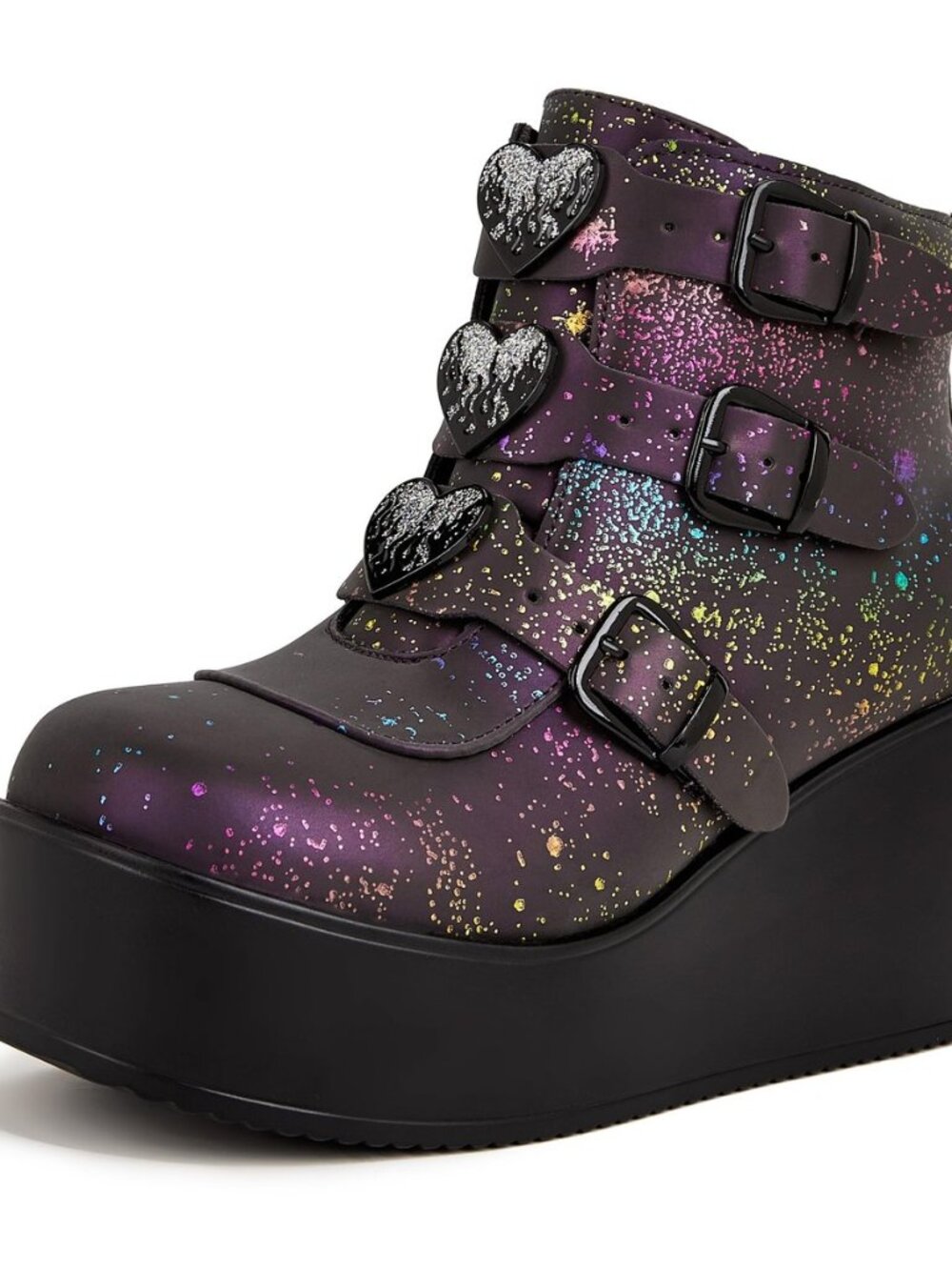 Women's Platform Chunky Ankle Boots Wedges